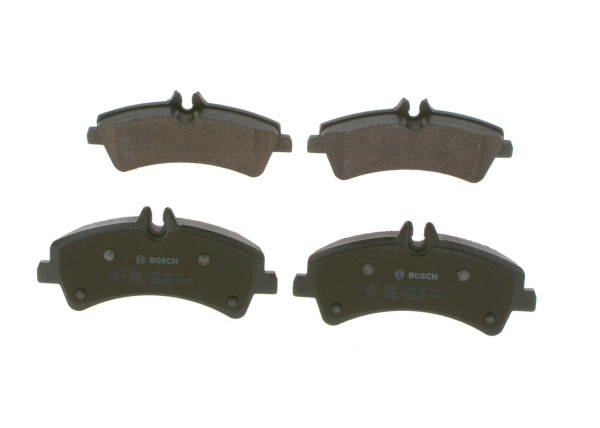 Brake Pad Set, disc brake - 0986494122 BOSCH - 2E0698451A, A0044208120, 2E0698451B